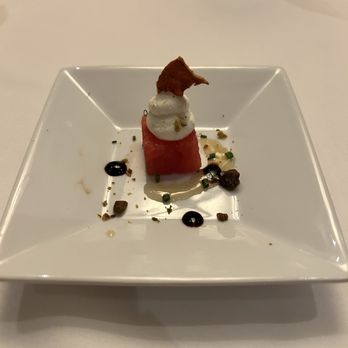 The Capital Grille - Watermelon amuse bouche - Steakhouses Near Me - Livonia, Michigan