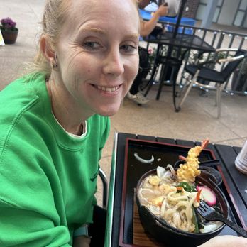 Donburi Cafè - Udon w/shrimp tempura and my amazing wife! Avery your eyes. - Japanese Near Me - Long Beach, California Donburi Cafè - Udon w/shrimp tempura and my amazing wife! Avery your eyes. - Japanese Near Me - Long Beach, California