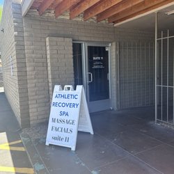 Athletic Recovery Spa - You can see this sign from the parking lot