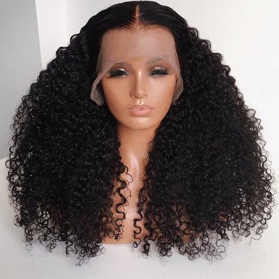 velvet afro wig