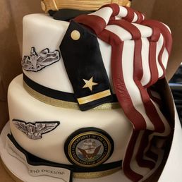 Personalized cake for commissioning ceremony