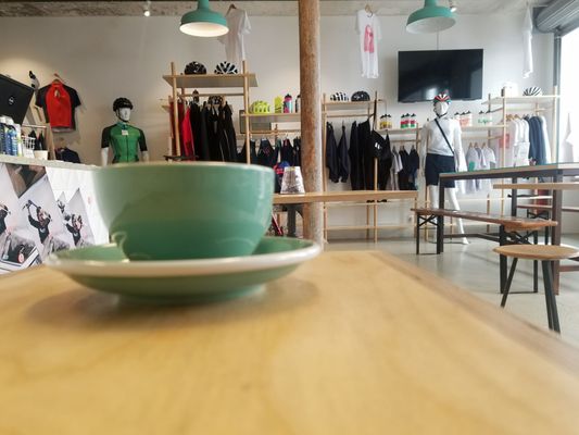 Steel cyclewear & coffee shop by null