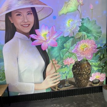 Ngon Vietnamese Kitchen - Painting at entrance - Vietnamese Near Me - New York, New York
