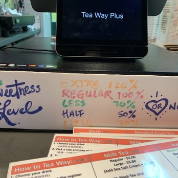Tea Way Plus - You can adjust sweetness level - Bubble Tea Near Me - Las Vegas, Nevada