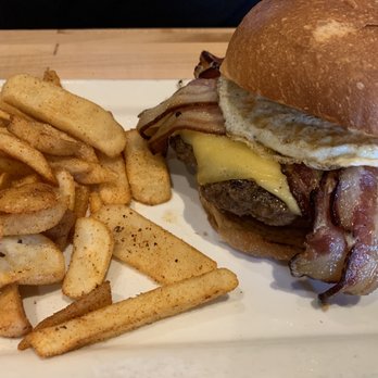 Parkstone Wood Kitchen - Spicy Bacon and Egg Burger - New American Near Me - Portland, Oregon