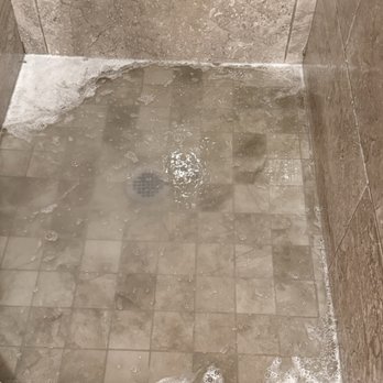 Misty Mountain Camp Resort - Standing water in the shower at the bathhouse - Campgrounds Near Me - Greenwood, Virginia Misty Mountain Camp Resort - Standing water in the shower at the bathhouse - Campgrounds Near Me - Greenwood, Virginia