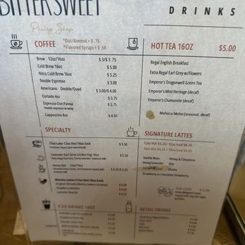 Bittersweet Pastry Shop - Coffee Menu - Bakeries Near Me - Chicago, Illinois Bittersweet Pastry Shop - Coffee Menu - Bakeries Near Me - Chicago, Illinois