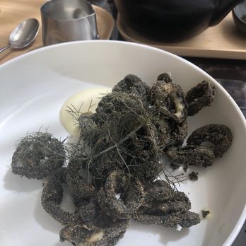 Estuary - Friend squid ink calamari - Seafood Near Me - Washington, DC, District of Columbia Estuary - Friend squid ink calamari - Seafood Near Me - Washington, DC, District of Columbia