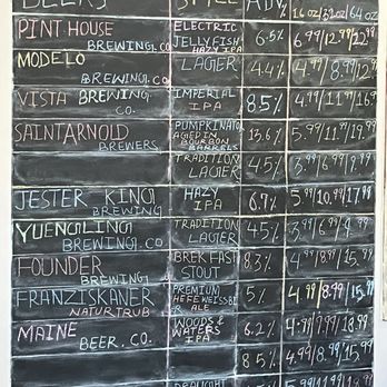 Beer Geek - The draft board at Beer Geek - Convenience Stores Near Me - Manchaca, Texas