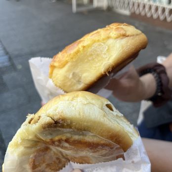 New Town Bakery & Restaurant - coco pineapple bun and baked bbq pork bun - Bakeries Near Me - Vancouver, British Columbia