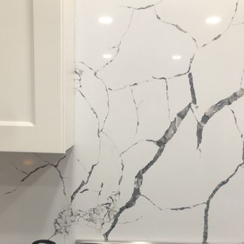 Simplified Countertops & Flooring - 2 slabs together(straight line underneath cabinet), but Aaron lines up patterns to his best with the product blend the cuts too. - Flooring Near Me Simplified Countertops & Flooring - 2 slabs together(straight line underneath cabinet), but Aaron lines up patterns to his best with the product blend the cuts too. - Flooring Near Me
