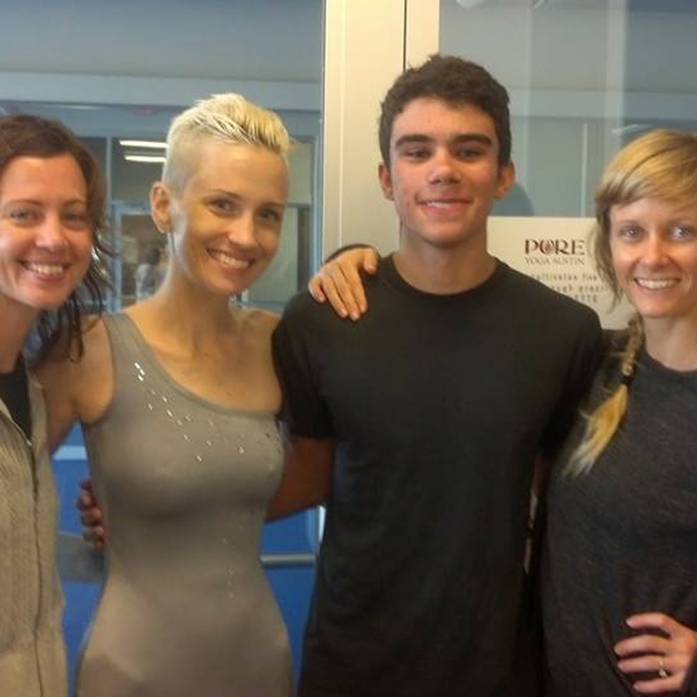 Kathy Durham, Mardy Chen, Matthew McCutchen, and Afton Carraway at Pure Yoga, November, 2013 Kathy Durham, Mardy Chen, Matthew McCutchen, and Afton Carraway at Pure Yoga, November, 2013