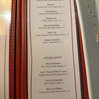 Gimme Gimme - Menu - Bars Near Me - San Antonio, Texas