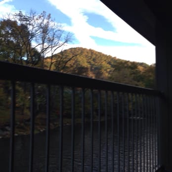 Riversedge Motel - View from room - Hotels Near Me - Cherokee, North Carolina