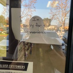 GNC - Been standing outside for 20 minutes now, maybe you should change the sign?