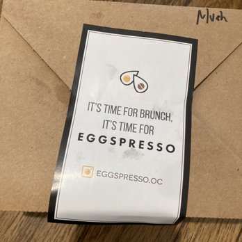 Eggspresso - Packaging - Breakfast & Brunch Near Me - Fullerton, California