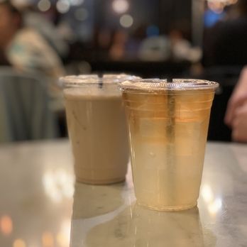 Alchemist Coffee Project - Peach lemonade and royal milk tea - Coffee & Tea Near Me - Los Angeles, California Alchemist Coffee Project - Peach lemonade and royal milk tea - Coffee & Tea Near Me - Los Angeles, California