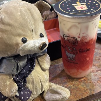 Teddy Boba - Strawberry cheezy - Bubble Tea Near Me - Rancho Cordova, California