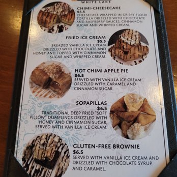 Mojave Cantina - Desserts menu - Tex-Mex Near Me - Clawson, Michigan