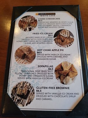 Menu photo 4 Mojave Cantina Clawson, MI