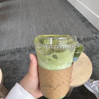 Jin Jin Matcha - Jeju matcha with honey - Tea Rooms Near Me - Tacoma, Washington