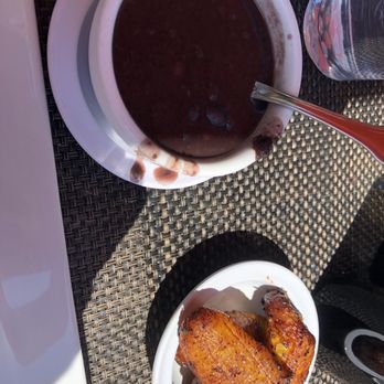 La Isla Restaurant - Plaintains and beans for lunch - Cuban Near Me - Hoboken, New Jersey