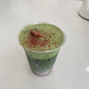 Ced Coffee & Donut - Double Strawberry Matcha. - Coffee & Tea Near Me - Westminster, California Ced Coffee & Donut - Double Strawberry Matcha. - Coffee & Tea Near Me - Westminster, California