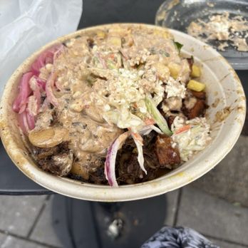 The Angry Jerk - Oxtail Pulled Beef Bowl - Caribbean Near Me - Washington, DC, District of Columbia The Angry Jerk - Oxtail Pulled Beef Bowl - Caribbean Near Me - Washington, DC, District of Columbia