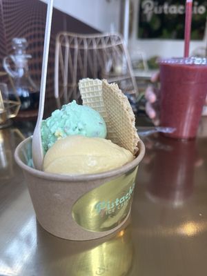 Pistachio Ice Cream by null