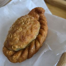 Chicken empanada. Looks a lot better than it tasted