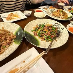 Moon Star - Pork fried rice, garlic pork, pork lo mein, sweet and sour chicken.