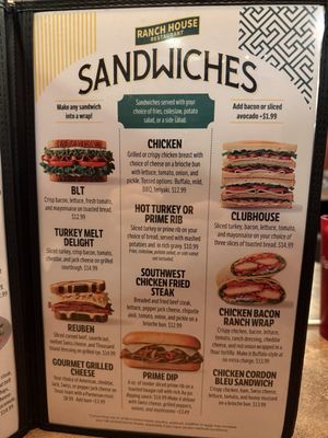 Menu photo 7 Ranch House Restuarant Fernley, NV
