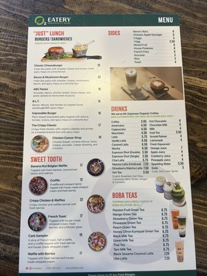 Menu photo 6 O2 Eatery Berkeley, CA