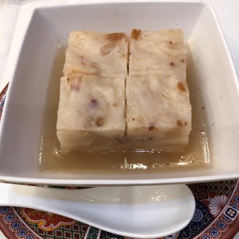 Happy Harbor - Turnip Cake w Dried Scallops in Supreme Broth - Dim Sum Near Me - Rowland Heights, California Happy Harbor - Turnip Cake w Dried Scallops in Supreme Broth - Dim Sum Near Me - Rowland Heights, California