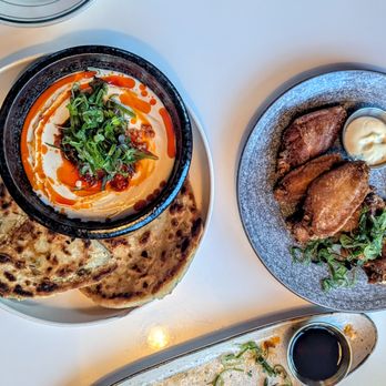 Koyote - whipped tofu and karaage wings (both very good but you'll probably need extra scallion pancakes) - Ramen Near Me - Salt Lake City, Utah