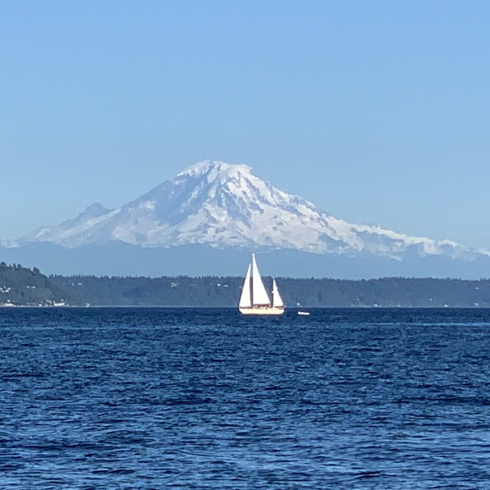 Seattle Sailing Club - Captain Nate took this great picture from the boat while we were sailing in our cruise and learn! So much fun! - Boating Near Me - Seattle, Washington Seattle Sailing Club - Captain Nate took this great picture from the boat while we were sailing in our cruise and learn! So much fun! - Boating Near Me - Seattle, Washington