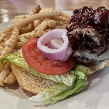 Burning Bridge Tavern - Pulled pork cheeseburger - Pubs Near Me - Wrightsville, Pennsylvania