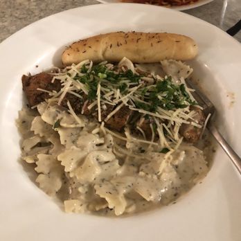 Cheri Ann's Trattoria - Farfalle with Herb Crusted Chicken - Italian Near Me - Broken Arrow, Oklahoma Cheri Ann's Trattoria - Farfalle with Herb Crusted Chicken - Italian Near Me - Broken Arrow, Oklahoma