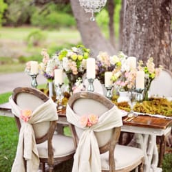 AZ Rents 2 U - We recently provided Tables, chairs, linens, dishes, and a bar for a backyard wedding