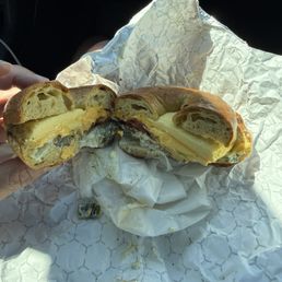 $15.50 bagel sandwich