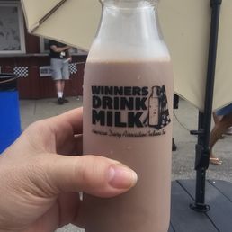 2025 State Fair Dairy Barn - my $.50 choc milk! #yum #ReviewsByRL
