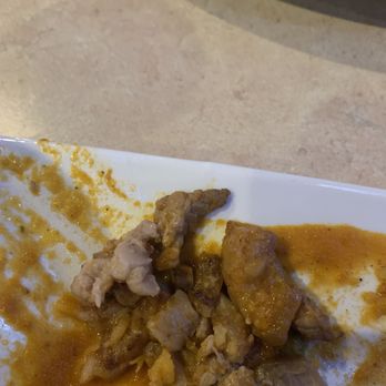 Fiesta Mexican - That is the fat in the chili Colorado  stay away from that unless you like fat meat - Mexican Near Me - Hugo, Minnesota