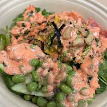 Poke Sushi - Spicy Salmon with Tuna - Poke Near Me - Hartford, Connecticut Poke Sushi - Spicy Salmon with Tuna - Poke Near Me - Hartford, Connecticut