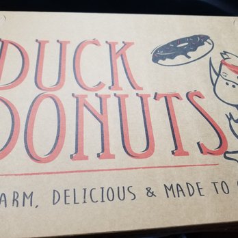 Duck Donuts - Super cute marketing. Love the box!! - Donuts Near Me - Jacksonville, Florida