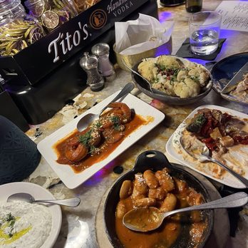 Mykonos Meze - Gigantes Oven Baked Prawns Cauliflower - Bars Near Me - Burlingame, California Mykonos Meze - Gigantes Oven Baked Prawns Cauliflower - Bars Near Me - Burlingame, California