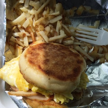 Kj's Cafe - Breakfast sandwich with a side of hash browns - Cafes Near Me - Chemult, Oregon Kj's Cafe - Breakfast sandwich with a side of hash browns - Cafes Near Me - Chemult, Oregon