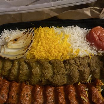 Reza Persian Grill - Combo Kobideh - Persian/Iranian Near Me - Houston, Texas Reza Persian Grill - Combo Kobideh - Persian/Iranian Near Me - Houston, Texas