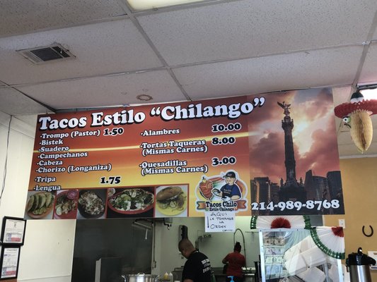 Menu photo 2 Tacos Chilo Estilo Chilango Dallas, TX Menu photo 2 Tacos Chilo Estilo Chilango Dallas, TX
