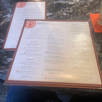 Meso Maya Comida y Copas - Menu - Mexican Near Me - Dallas, Texas Meso Maya Comida y Copas - Menu - Mexican Near Me - Dallas, Texas