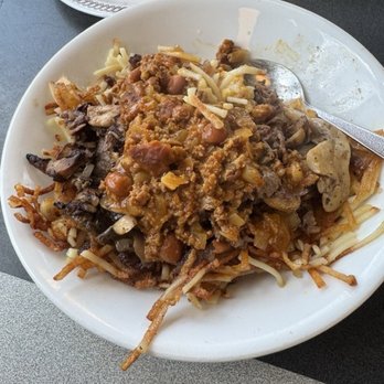 Waffle House - Galveston - Cheesesteak Melt Hashbrown Bowl Smothered, Capped, Topped - Diners Near Me - Galveston, Texas Waffle House - Galveston - Cheesesteak Melt Hashbrown Bowl Smothered, Capped, Topped - Diners Near Me - Galveston, Texas